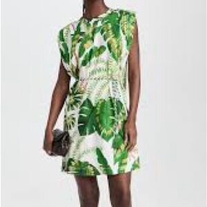 Farm Rio Tropical leaves summer dress
